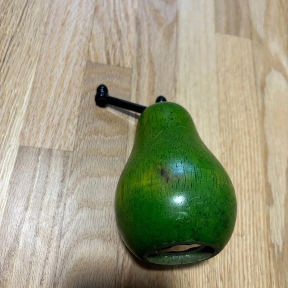 Vintage Wooden Pear Pepper Grinder - Picture 6 of 7